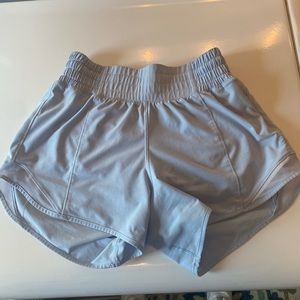 Light blue hotty hot lululemon shorts